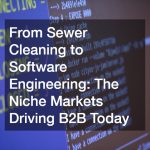 From Sewer Cleaning to Software Engineering The Niche Markets Driving B2B Today